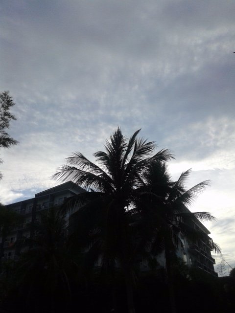 Cloudy, sky