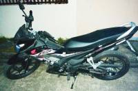 black new motorcycle
