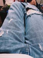 Tattered, jeans