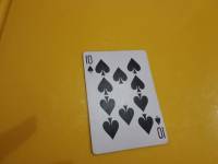 Card, spade , 4