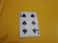 Card, spade, 9