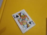 Card, spade , 4
