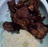 adobo and bahaw rice