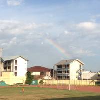 Rainbow sky