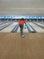 At bowling center in sm