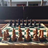 playing a game of chess, at bluewaters panglao bohol, #travel, #trip