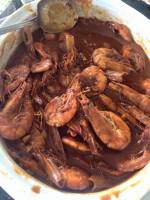 shrimps, or as they say in Filipino pasayan, #seafood, #butalsoallergic