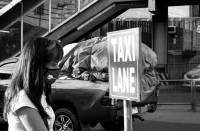 Blackandwhite,  street photo,  story,  taxi lane
