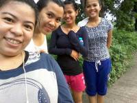 Jogging with friends, Cebu, Philippines