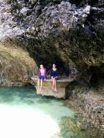 Jump shot, 20 feet high, Buho Rock Resort, Camotes Island