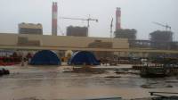 Gizan Saude Arabia, Shuqaiq steam power plant, flood