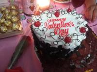 Cake Red Ribbon Birthday cake