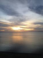 sunset, beach, resort, province, bantayan, nice