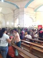 after mass, malling, entrance, picture