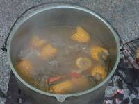 Boiling soup