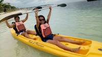 kayaking experience with my bestfriend donna haha hadlok sya labi na adto mo sa lawd niya magtan awn kas tubig niya naay tuyomniya matuwang mooo 