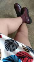 skirt and boots #offToWork