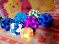 rose balls, paper craft