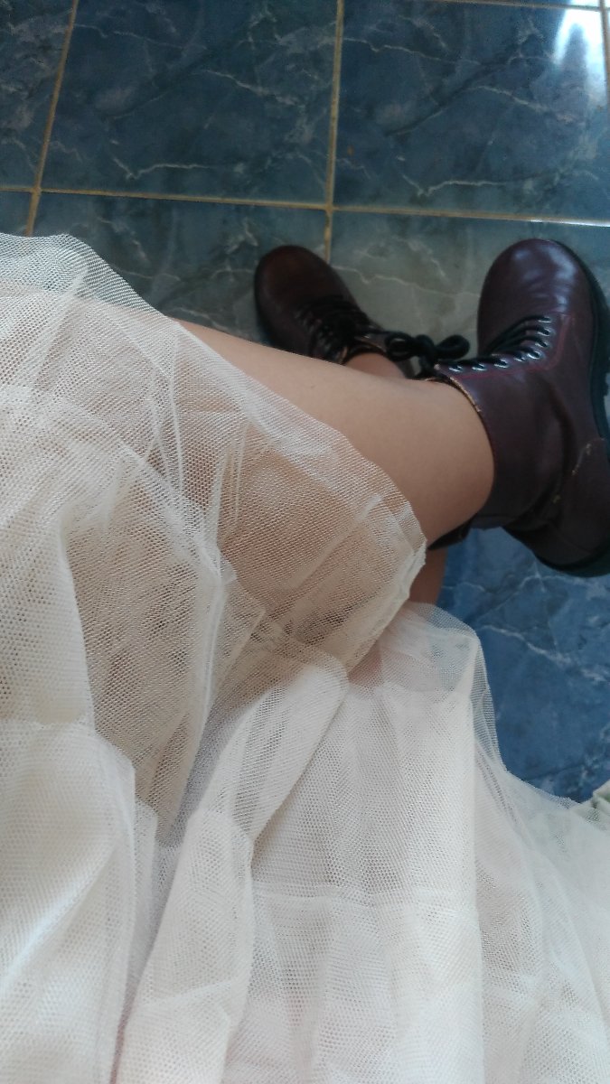 tutu skirt and boots 