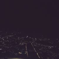City Lights, View from airplane