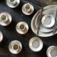 Tea Cups, Coffee, Antique, Old