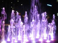 #fountain, #lights, #water