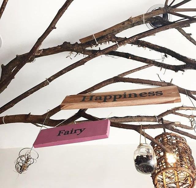 #happiness, #quote, #oftheday, #fairy, #wood, #cafe, #organic