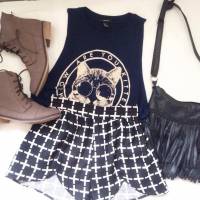 #ootd, #outfit, #day, #shoes, #bags, #cat, #sleeve, #tee, #basic, #cute, #fashion, #likes, #shorts