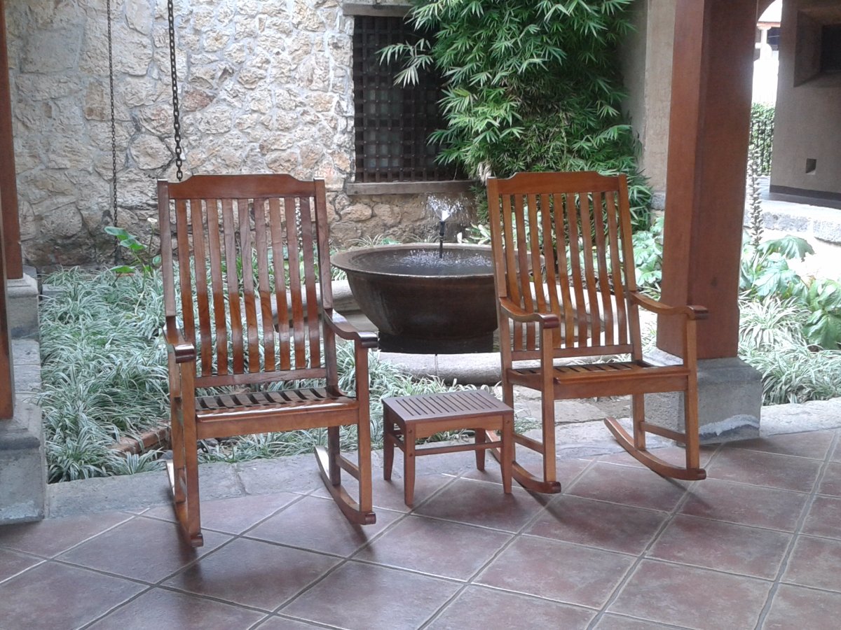 the rocking chairs, finca filadelfia, guatemala
