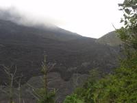 lava field from recent eruption, pacaya volcano
