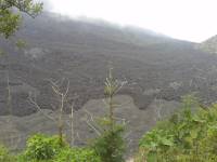 lava field from recent eruption, pacaya volcano