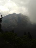 the top of pacaya volcano, it had erupted 2 weeks earlier