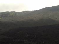lava field, still steaming, pacayo volcano