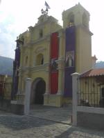 colourful church, guatemala