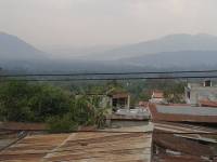 view across the rooftops, guatemala