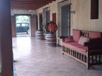 hotel reception area, finca filadelfia, guatemala