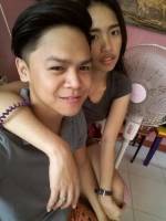 At house, with babe, twofie, wacky faces and all