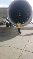 arrival of Kilo Romeo Boeing 777 300ER