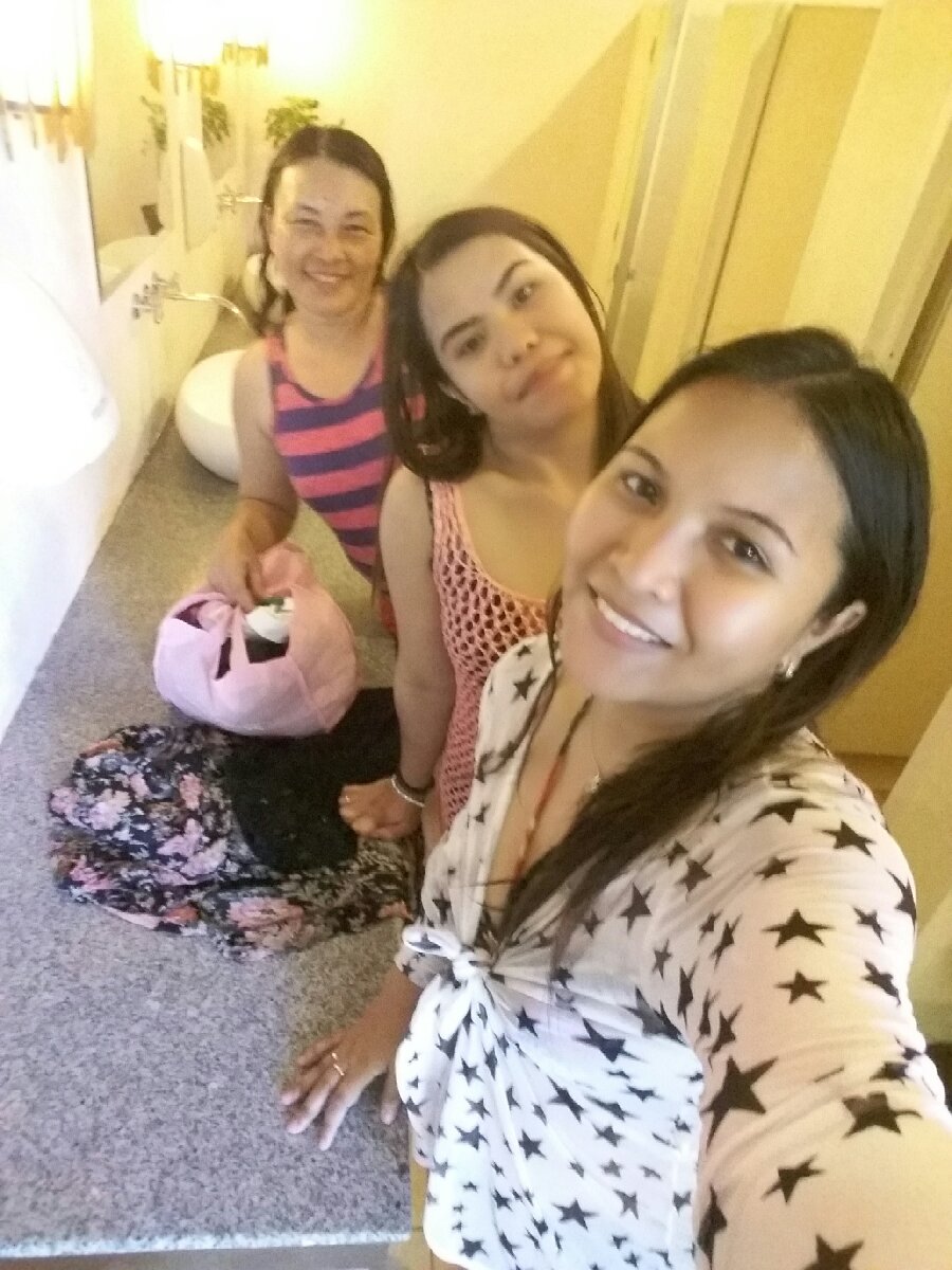 after swimming