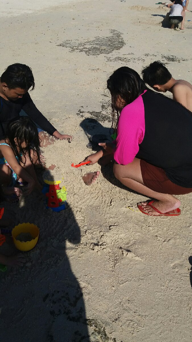 playtime at the beach