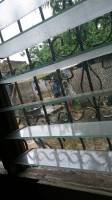 leche flan in a cold and rainy morning