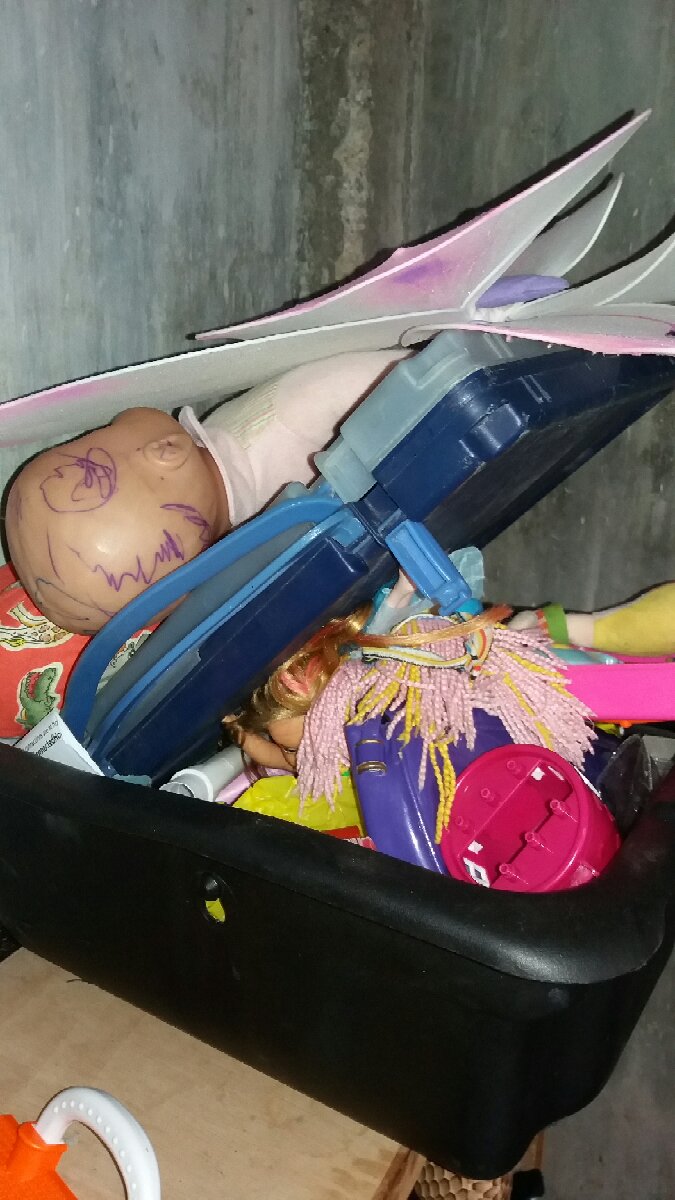 toys are dirty