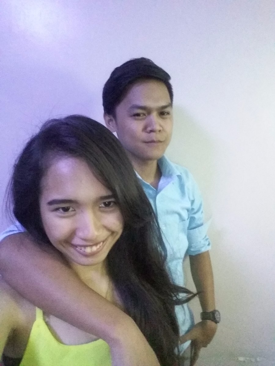 With babe