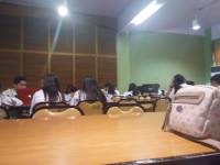 Library, students, classmates