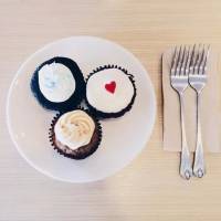 Heart cupcake