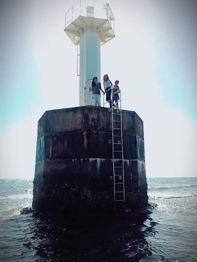 Bantayan island, Cebu , travel, resort life, selfie, friends, light house