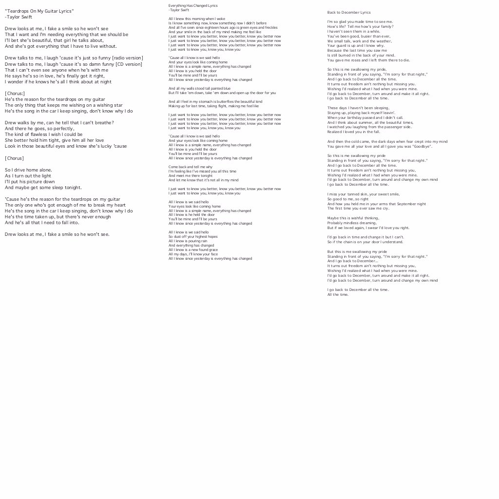 Lyrics