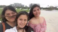 Friends, travel, resort life, selfie