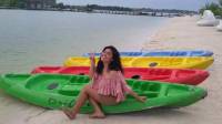 Friends, travel, resort life, selfie