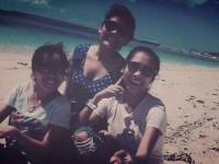 Friends, travel, resort life, selfie, bantayan island